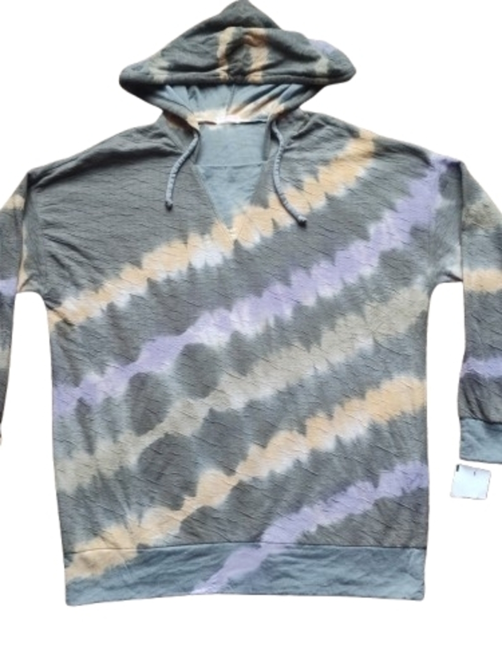 New withoutā tags Free People Movement Beach Tie Dye Hoodie Small Oversized